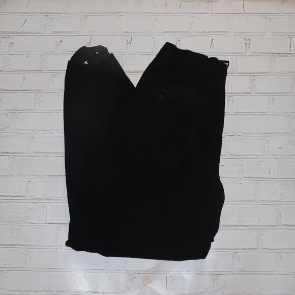 🖤🔩🦶 Black Utility Pants · Talon Zippers · Foot Straps · 32" 🖤Waist Retro - Picture 2 of 4